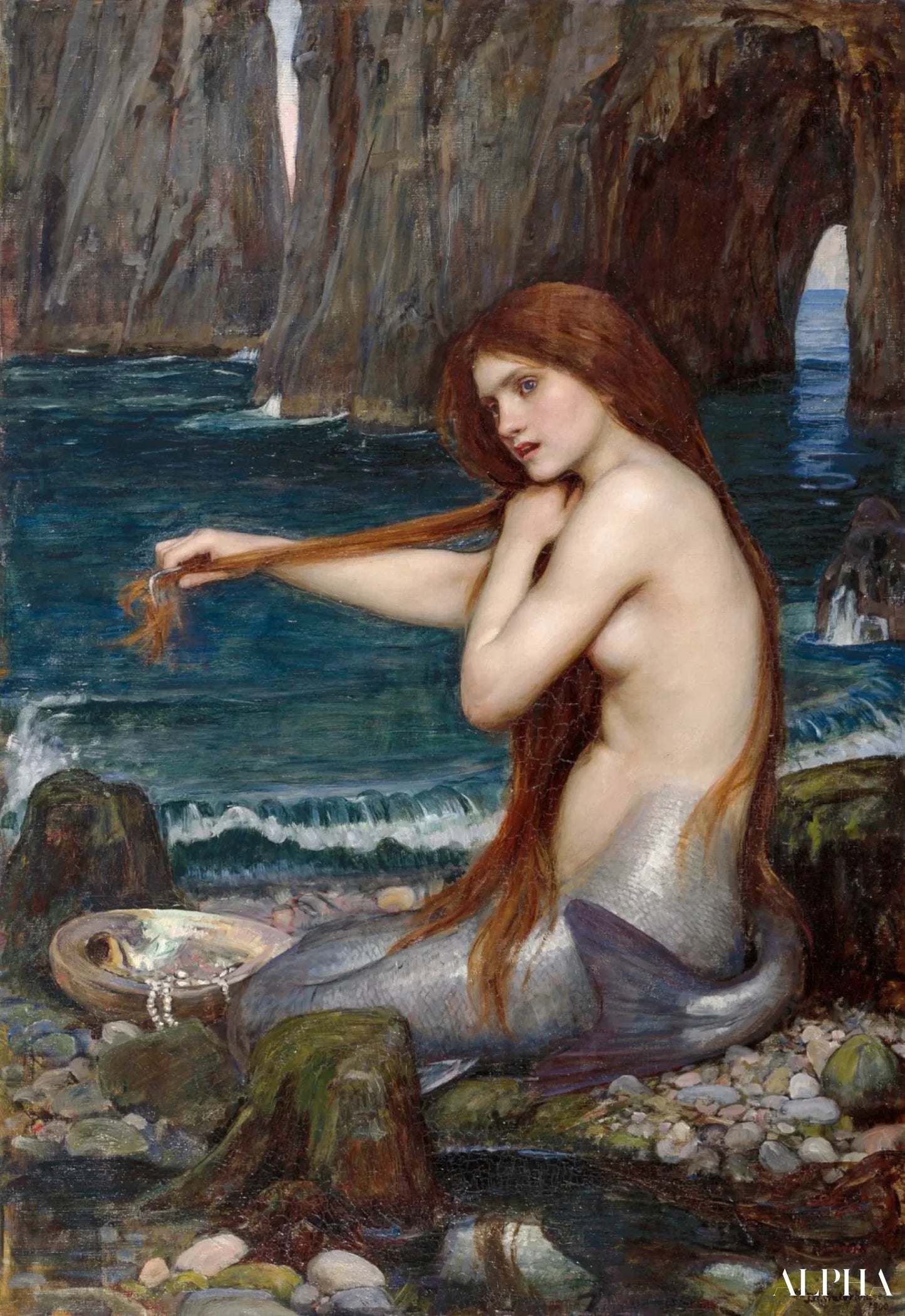 La Sirène - John William Waterhouse Reproductions de tableaux à la peinture à l’huile