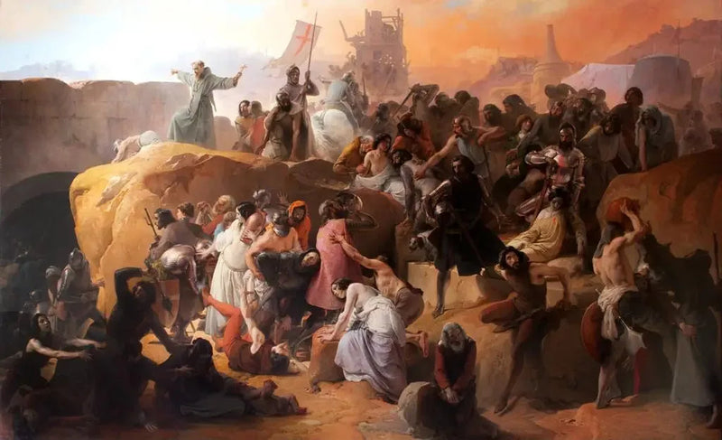 예루살렘에서 십자군의 갈증 - 프란체스코 하이엣

Source:
La soif des croisés à Jérusalem - Francesco Hayez
