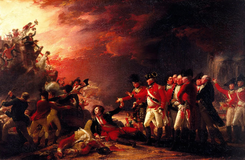 지브롤터 군사 기지 출격 - 존 트럼불

Source:
La sortie de la garnison de Gibraltar - John Trumbull