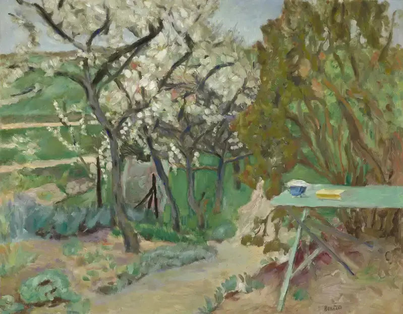 La Table Verte - Pierre Bonnard image 1 reproduction de peinture à l’huile