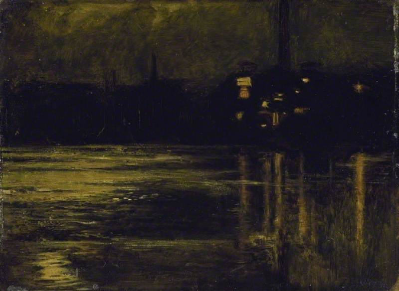 첼시의 템즈 강, 저녁 - 윌리엄 홀먼 헌트