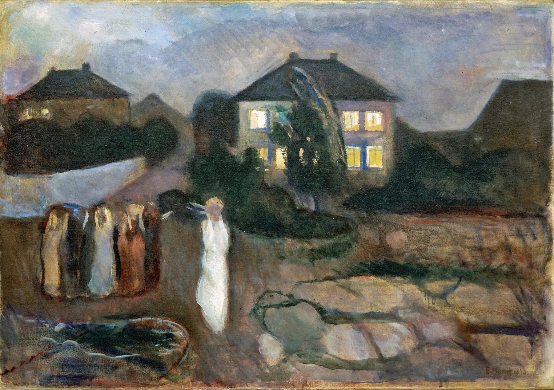 Reproduction du tableau « La Tempête - Edvard Munch » par Alpha Reproduction en peinture à l’huile