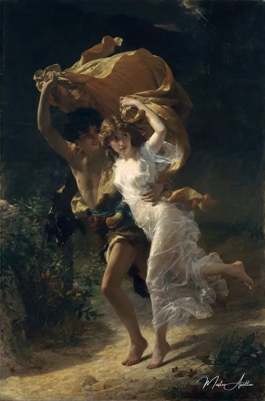 La Tempête - Pierre Auguste Cot - Reproductions de tableaux et peintures haut de gamme