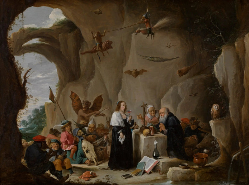 앙투안의 유혹, 이집트의 수도사 - 다비드 테니에르 더 쥬네

Source:
La Tentation d'Antoine, abbé d'Égypte - David Teniers le Jeune