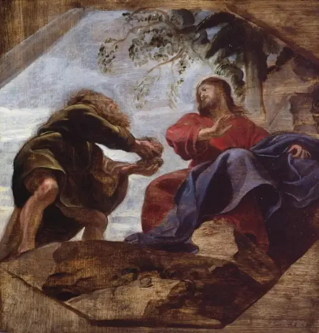 La tentation du Christ - Peter Paul Rubens