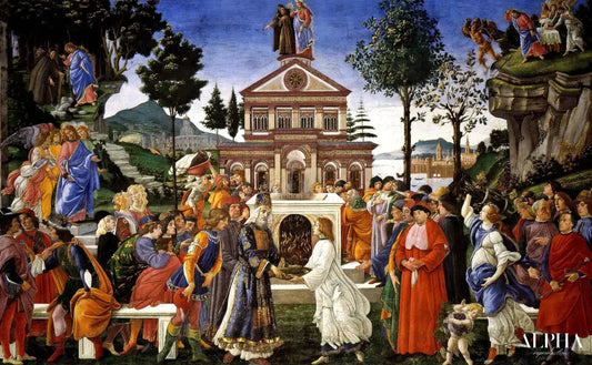 La tentation du Christ - Sandro Botticelli - Reproductions de tableaux et peintures haut de gamme