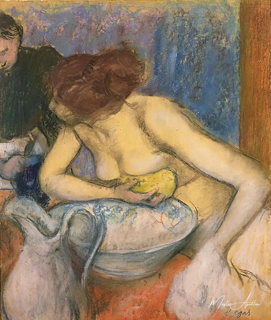 La Toilette, 1897 (pastel) - Edgar Degas - Reproductions de tableaux et peintures haut de gamme