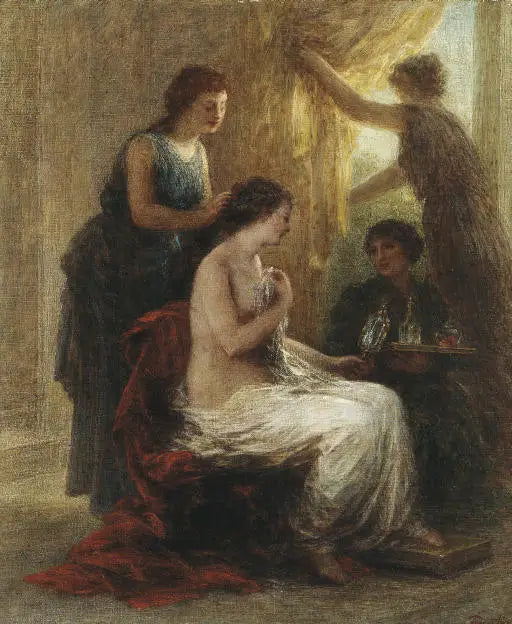 고대 화장실 - 앙리 판탱-라투르

Source:
La toilette antique - Henri Fantin-Latour
