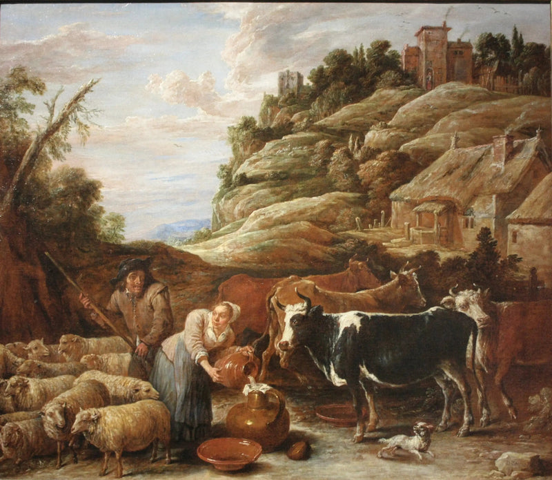 무리의 거래 - 데이비드 테니어스 더 쥬네

Source:
La Traite du troupeau - David Teniers le Jeune