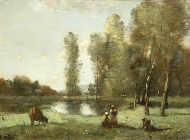 우유를 주는 소 - 장 바티스트 카밀 코로트

Source:
La vache à l'abreuvoir - Jean-Baptiste Camille Corot