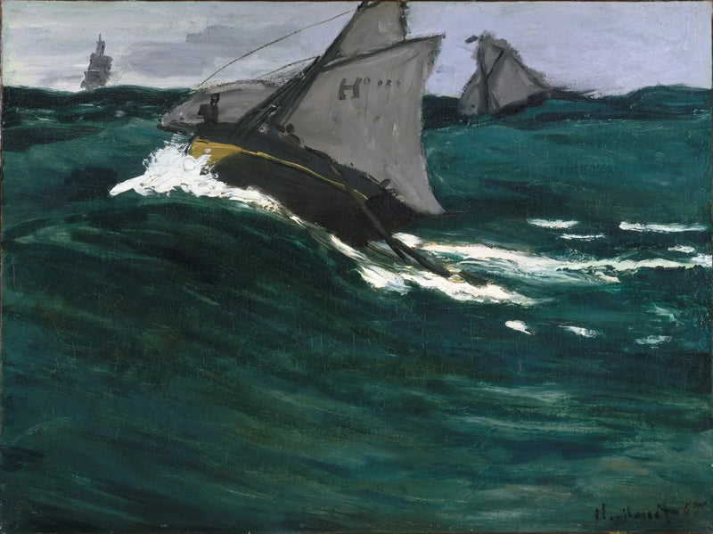 초록 파도 - Claude Monet