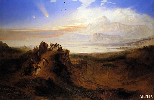 La veille du déluge - John Martin - Reproductions de tableaux et peintures haut de gamme