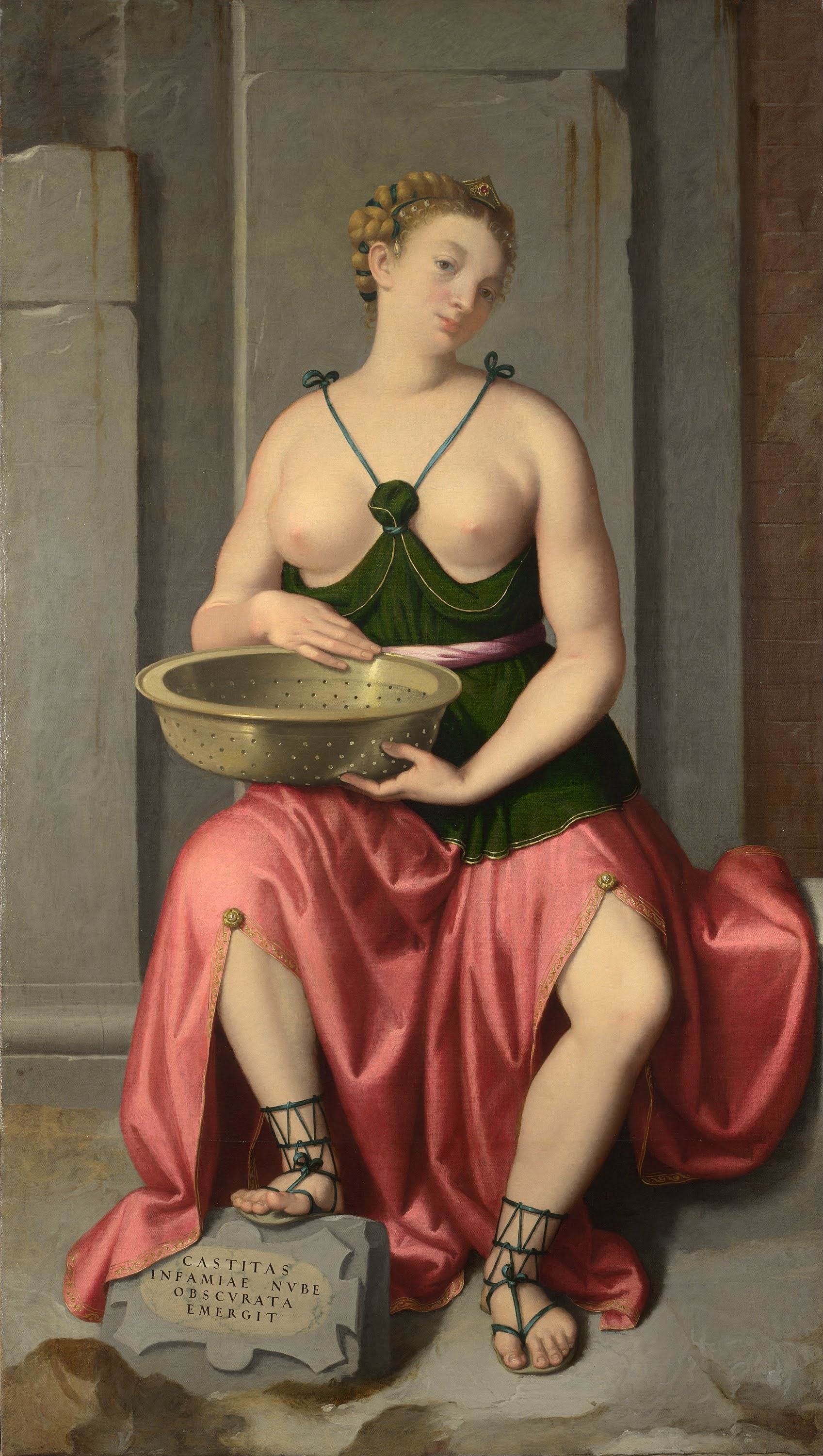 La vestale Tuccia - Giovanni Battista Moroni - Alpha Reproduction