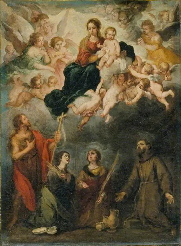 성모자와 성인들 - 바르톨로메 에스테반 무리요

Source:
La Vierge à l'Enfant avec des saints - Bartolomé Esteban Murillo