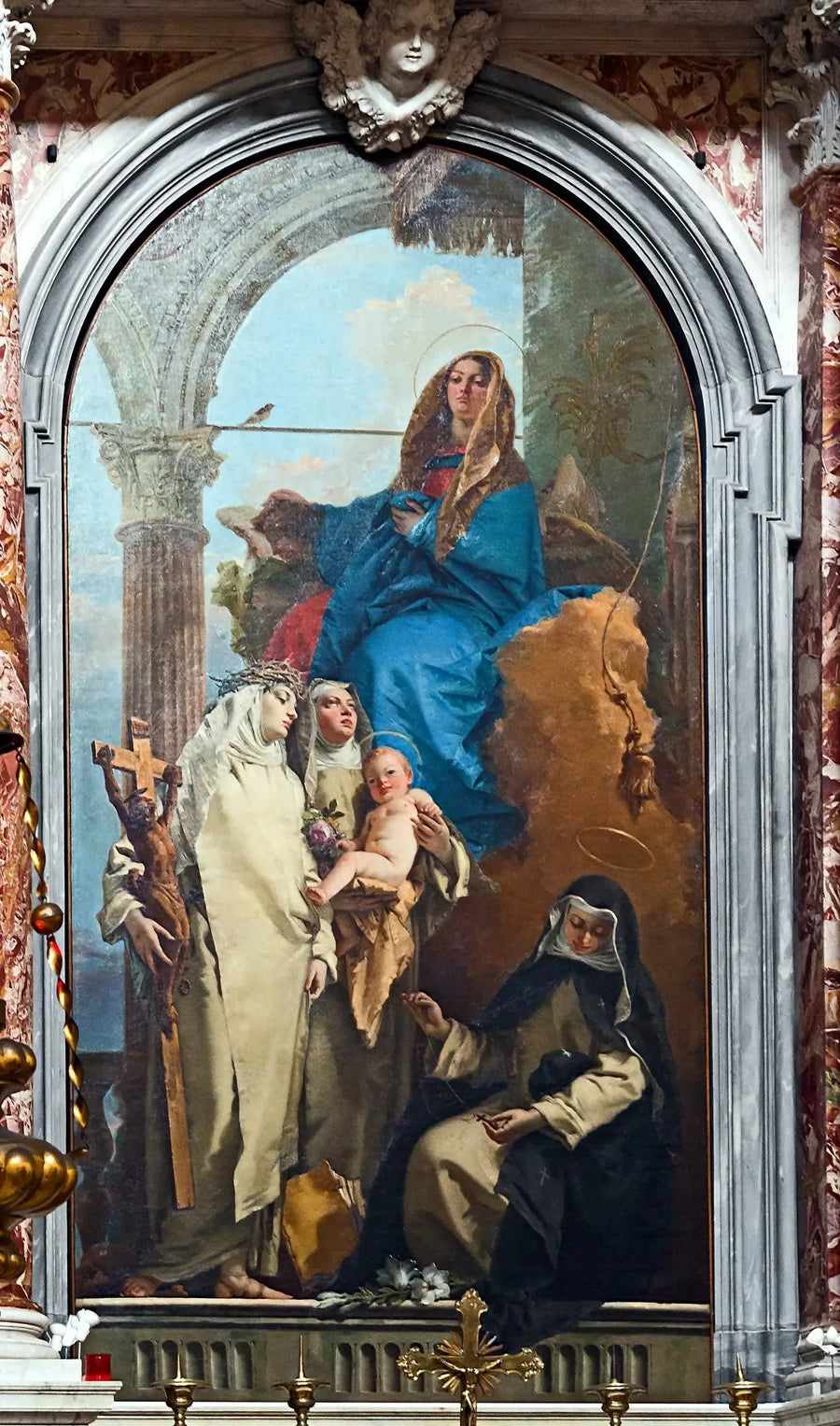 성 도미니카 성인들에게 나타난 성모 마리아 - 조반니 바티스타 티에폴로

Source:
La Vierge apparaissant aux saints dominicains - Giovanni Battista Tiepolo