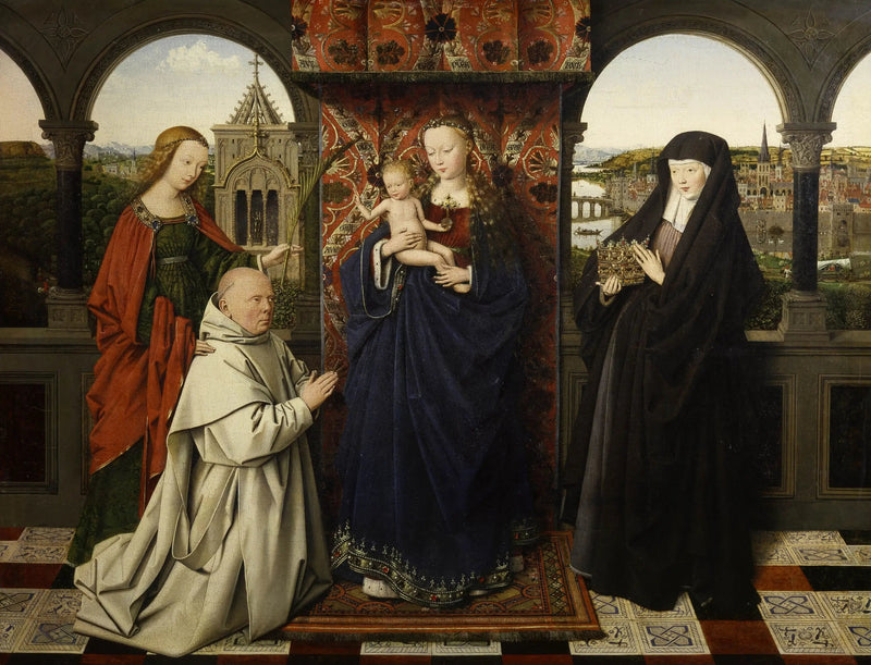 수녀와 성모 마리아 - 얀 반 에이크

Source:
La Vierge au chartreux - Jan van Eyck