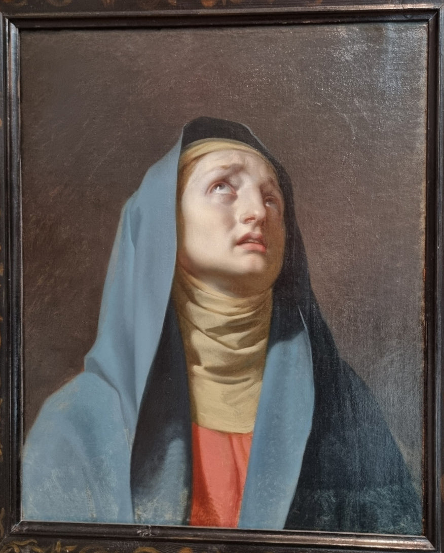 La vierge de douleur - Jean-Baptiste Regnault image 1 reproduction de peinture à l’huile