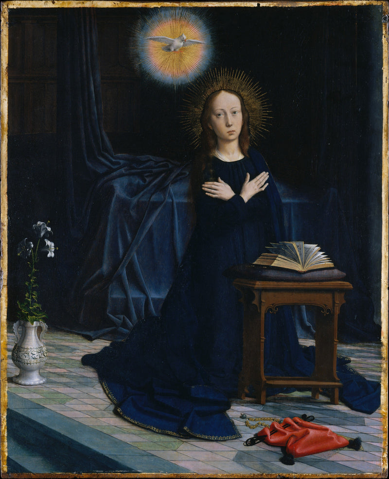 성모 마리아의 수태고지 제단화 - 제라르 다비드