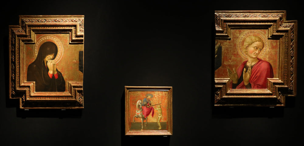 La Vierge des Douleurs et Saint Jean - Sassetta image 1 reproduction d’œuvre d’art à l’huile