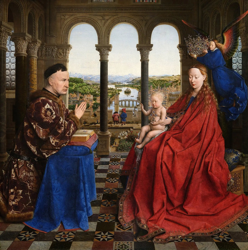 로린 참모장 여성상 - 얀 반 에이크

Source:
La Vierge du chancelier Rolin - Jan van Eyck