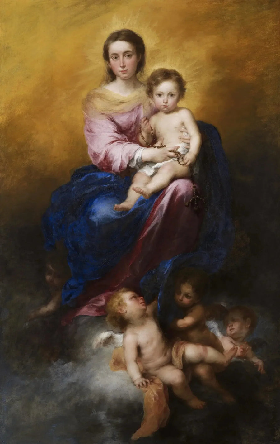 로사리의 성모 마리아 - 바르톨로메 에스테반 무리요

Source:
La Vierge du Rosaire - Bartolomé Esteban Murillo