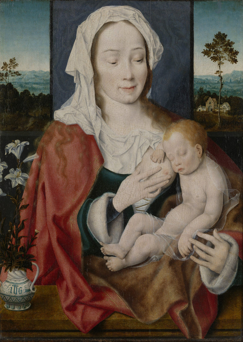 성모 마리아와 아기 예수 - Joos van Cleve