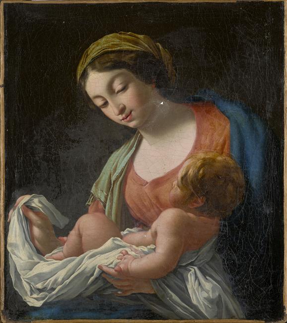 La Vierge et l’enfant - Simon Vouet - Alpha Reproduction