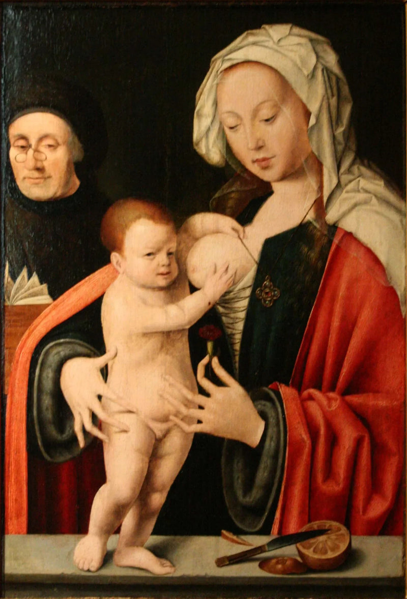 성모자와 기증자 - Joos van Cleve