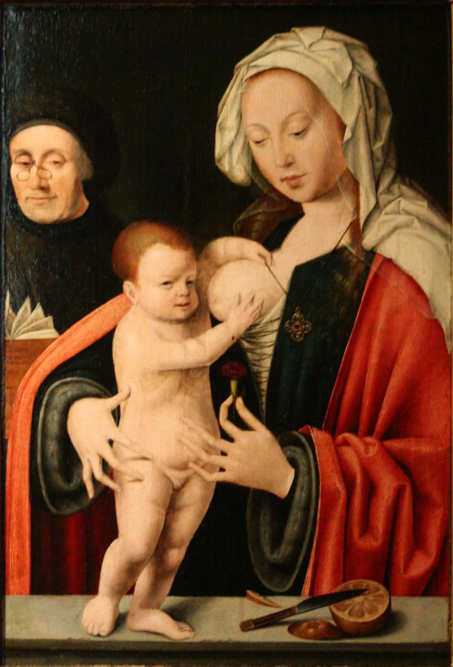 성모자와 기증자 - Joos van Cleve