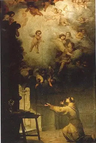 성 안토니오 데 파두의 비전 - 바르톨로메 에스테반 무리요

Source:
La vision de saint Antoine de Padoue - Bartolomé Esteban Murillo
