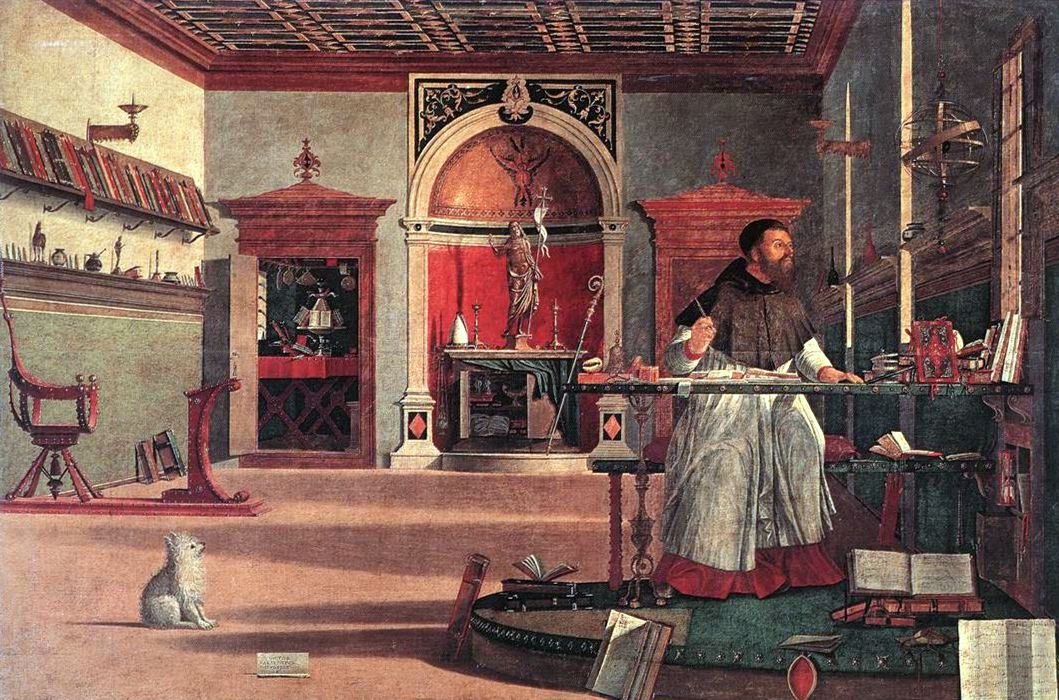 La Vision de saint Augustin - Vittore Carpaccio image 1 reproduction artisanale de tableau