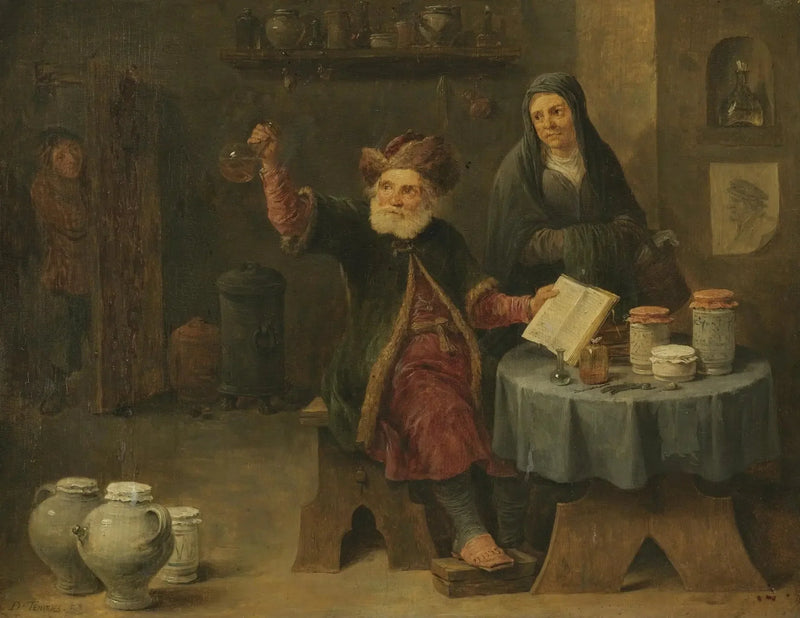 의사 방문 - 데이비드 테니에르 르 쥬네

Source:
La visite chez le médecin - David Teniers le Jeune