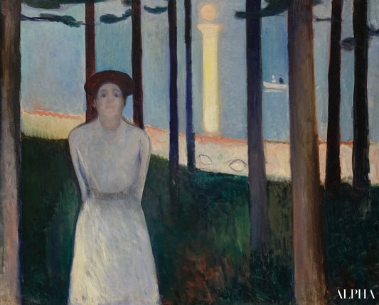 La Voix (Nuit d'été) - Edvard Munch - Reproductions de tableaux et peintures haut de gamme