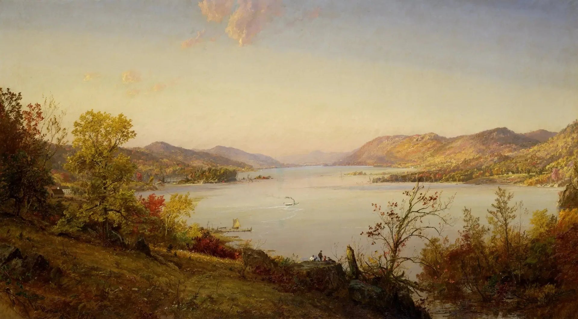 Lac Greenwood - Jasper Francis Cropsey image 1 reproduction réalisée par Alpha Reproduction
