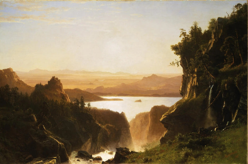 호수 섬, 윈드 리버 산맥, 와이오밍 - 알버트 비어슈타트

Source:
Lac Island, chaîne de Wind River, Wyoming - Albert Bierstadt