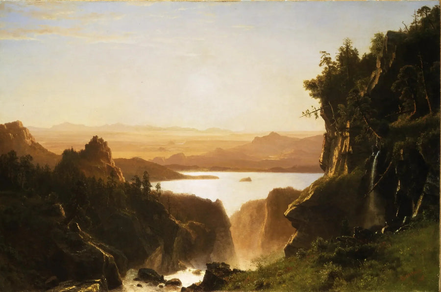호수 섬, 윈드 리버 산맥, 와이오밍 - 알버트 비어슈타트

Source:
Lac Island, chaîne de Wind River, Wyoming - Albert Bierstadt