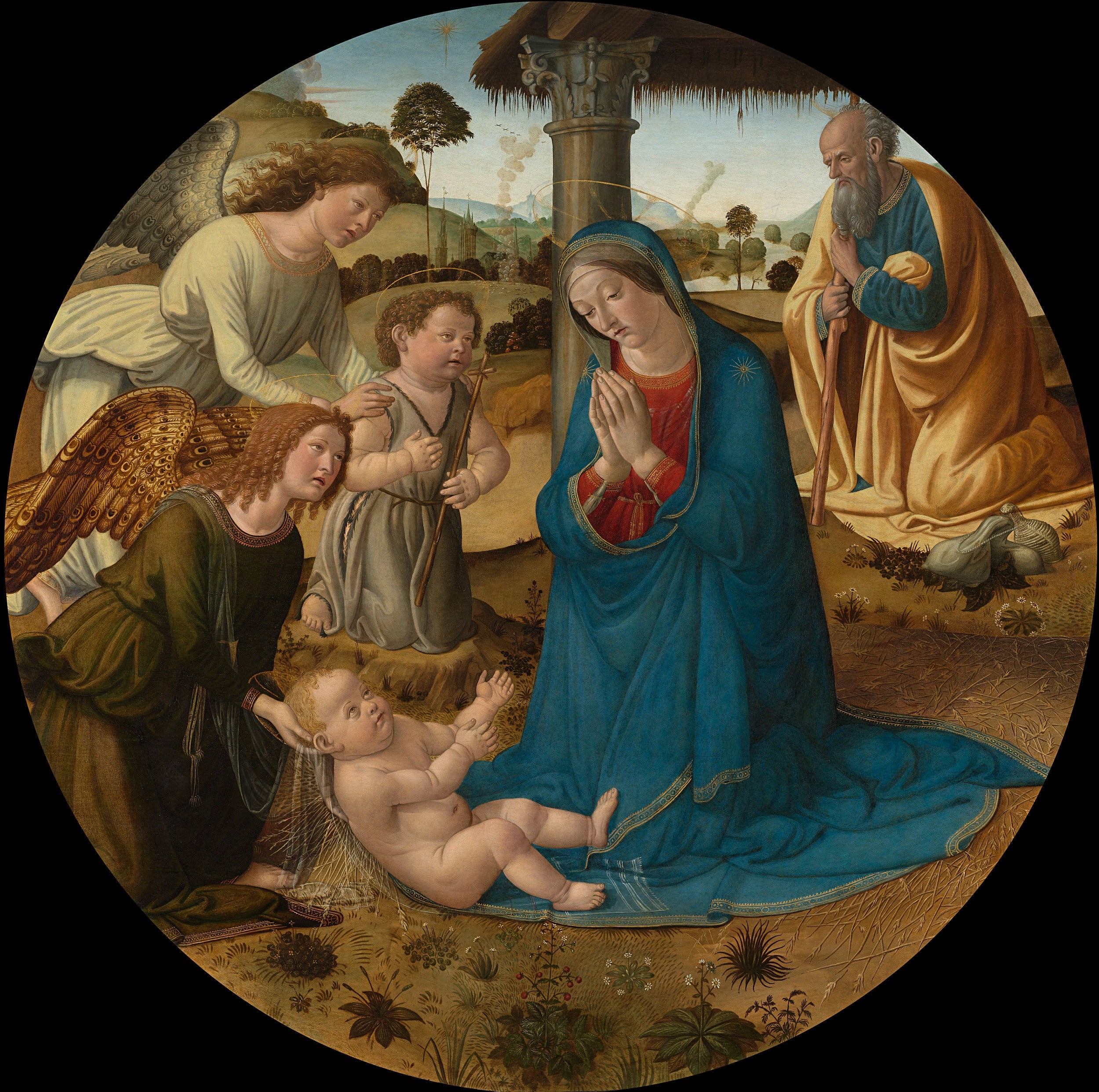 L'Adoration de l'Enfant Jésus - Cosimo Rosselli