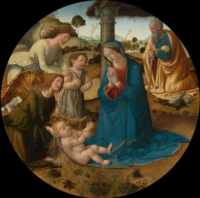 L’Adoration de l’Enfant Jésus - Cosimo Rosselli - Alpha Reproduction