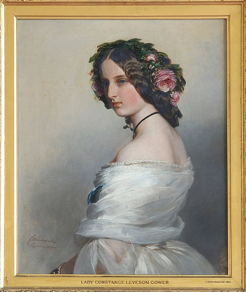 레이디 콘스턴스 레베손-고어(1834-1880), 미래의 웨스트민스터 공작부인 - 프란츠 자버 윈터할터

Source:
Lady Constance Leveson-Gower (1834-1880), future duchesse de Westminster - Franz Xaver Winterhalter