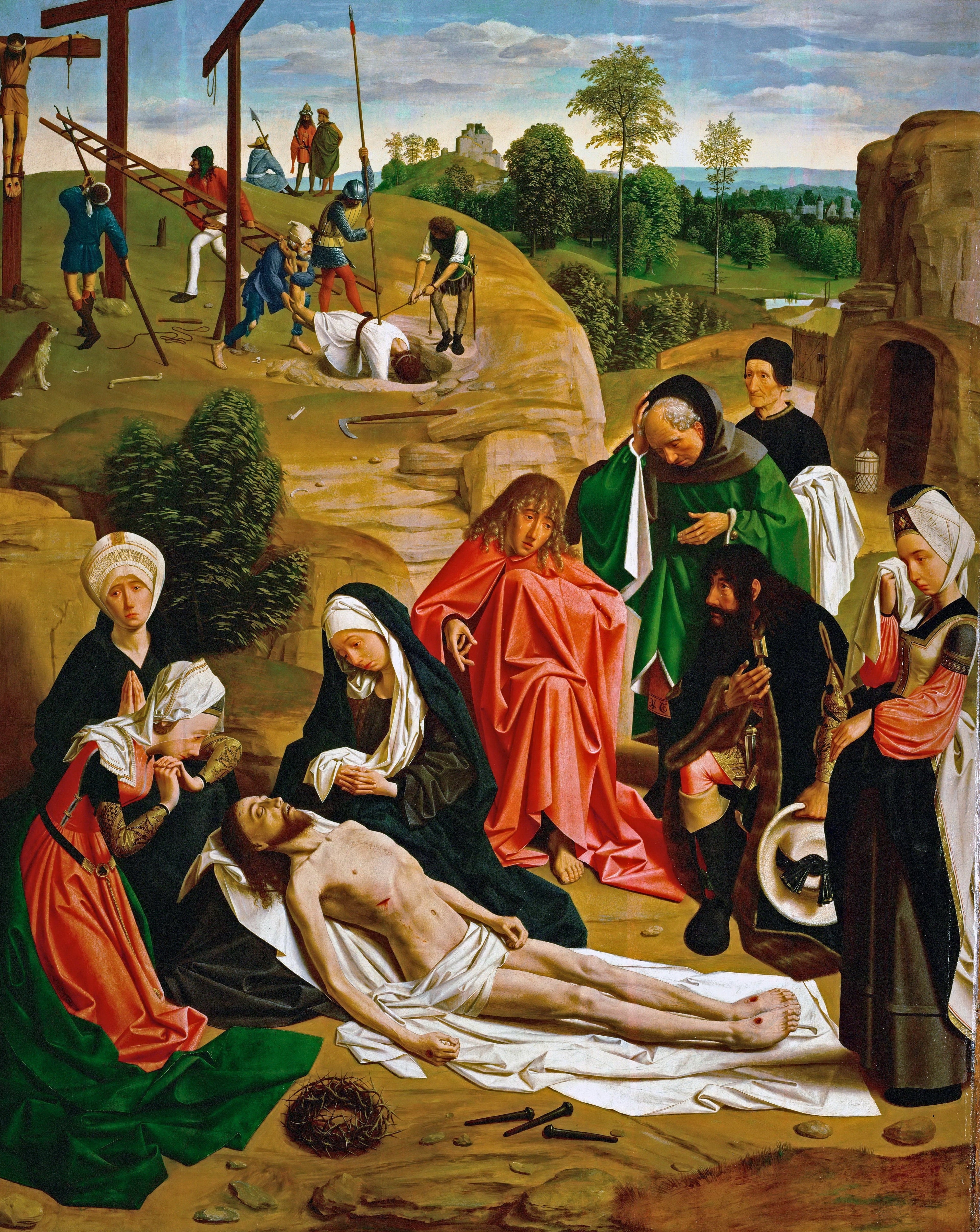 Lamentation du Christ - Geertgen tot Sint Jans - Alpha Reproduction