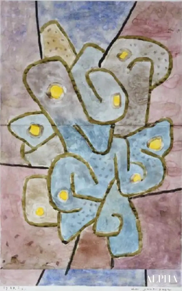 L'arbre aigre - Paul Klee - Reproductions de tableaux et peintures haut de gamme