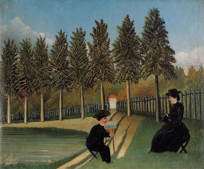 L’Artiste peignant sa femme - Henri Rousseau - Alpha Reproduction