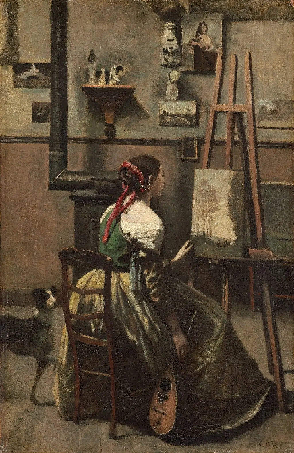 L’Atelier de l’artiste - Jean-Baptiste Camille Corot - Alpha Reproduction