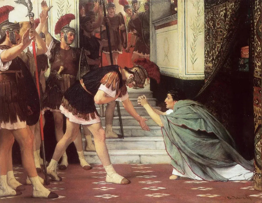 La Proclamation de Claude empereur - Lawrence Alma-Tadema