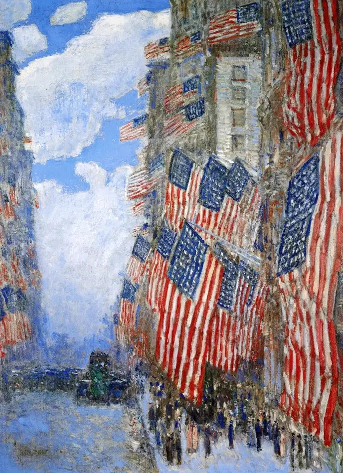 1916년 7월 4일 - 칠드 헤이섬

Source:
Le 4 juillet 1916 - Childe Hassam