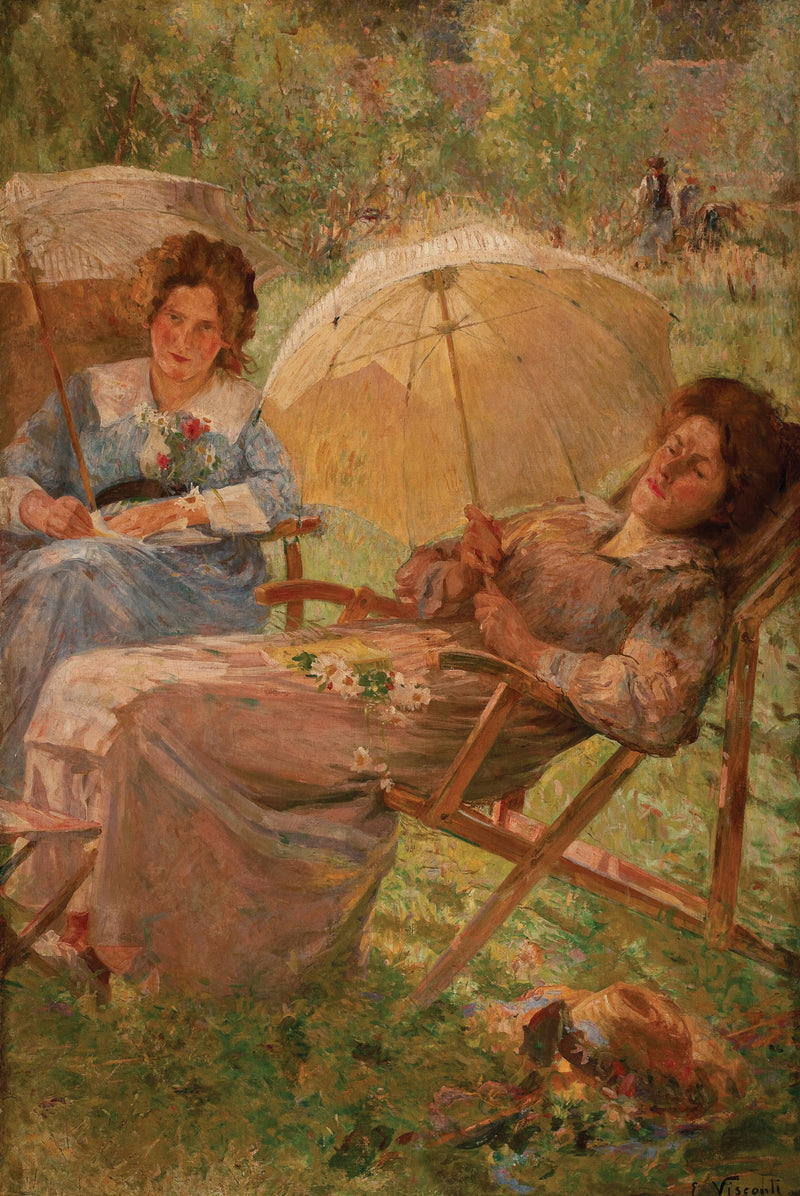 Le bain de soleil - Eliseu Visconti