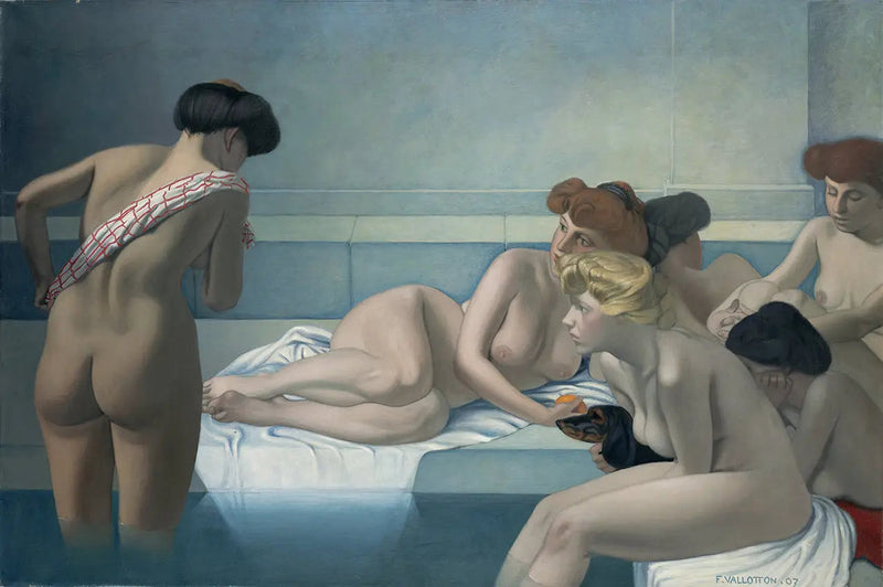 터키 목욕탕 - 펠릭스 발로통

Source:
Le Bain turc - Félix Vallotton