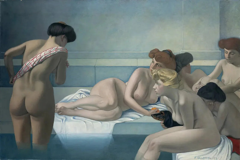 터키 목욕탕 - 펠릭스 발로통

Source:
Le Bain turc - Félix Vallotton