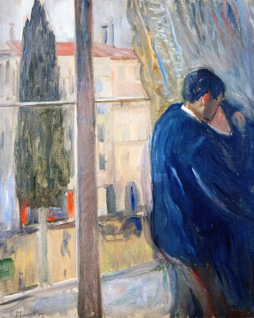 Reproduction du tableau « Le Baiser - Edvard Munch » par Alpha Reproduction en peinture à l’huile