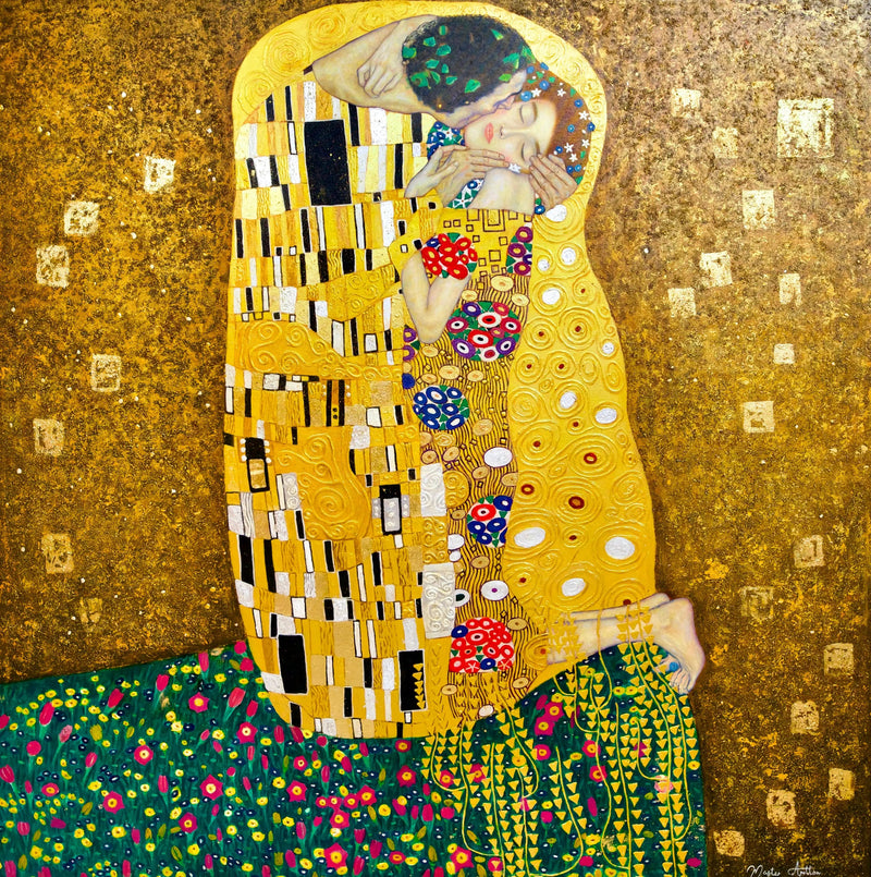 마스터 아폴론이 재구성한 키스 | 200 x 200cm